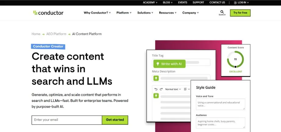 Conductor - Best SEO Tools