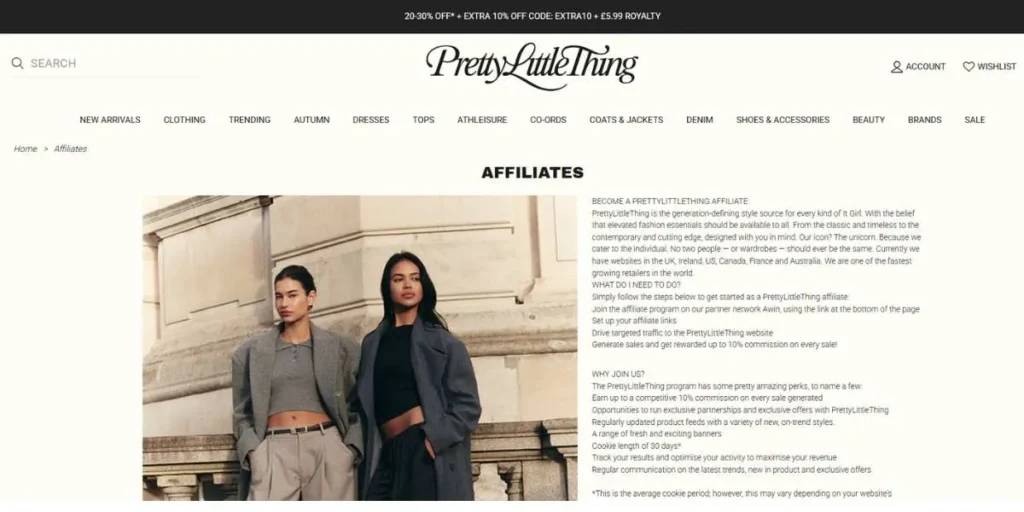 Fashion Affiliate Programs