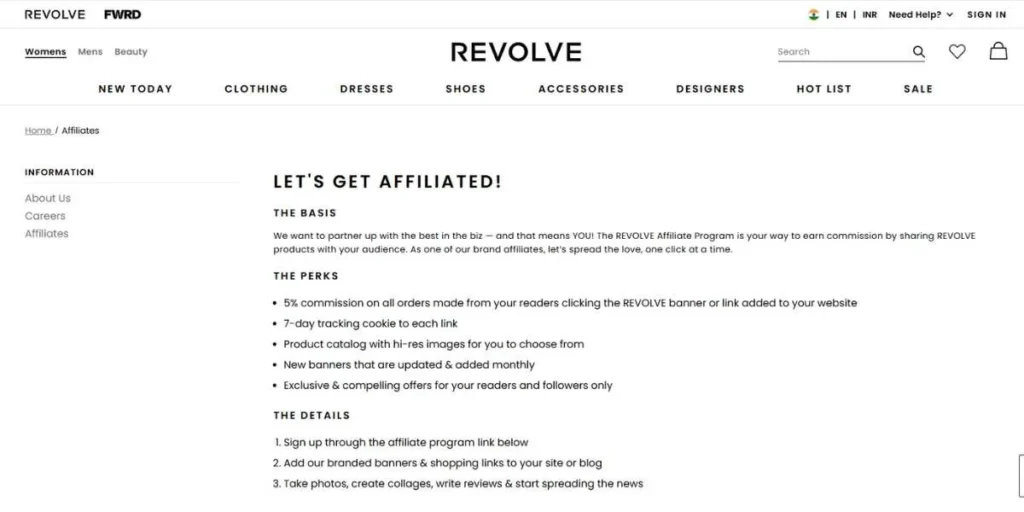 Fashion Affiliate Programs