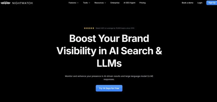 Nightwatch.io AI Tracking - GEO Tools for AI Search & SEO Optimization