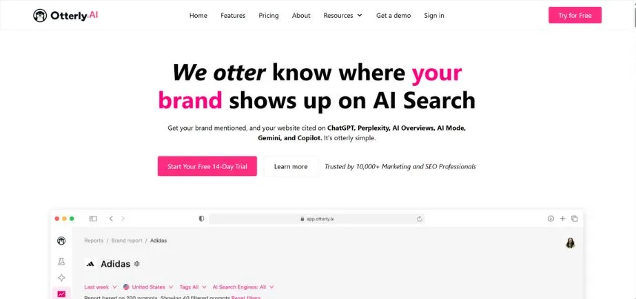 Otterly.ai - GEO Tools for AI Search & SEO Optimization