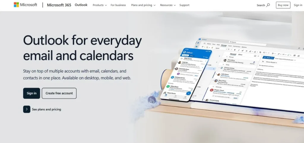 Outlook - Best Email Providers