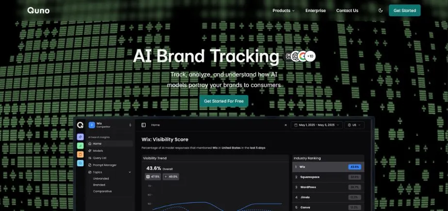 Quno.ai - GEO Tools for AI Search & SEO Optimization