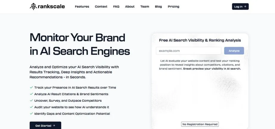 Rankscale.ai - GEO Tools for AI Search & SEO Optimization