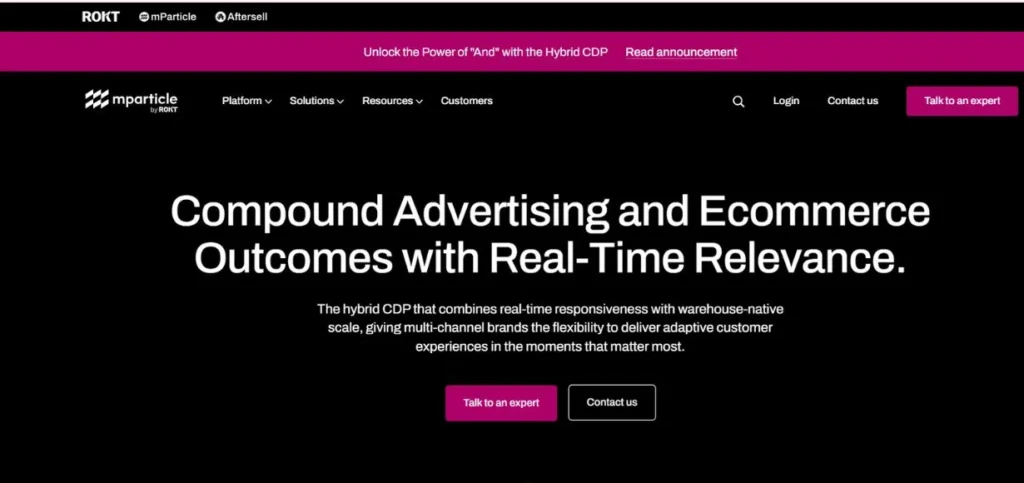 mParticle - Data Management Platforms