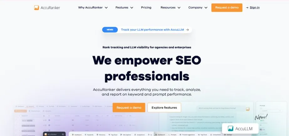 AccuRanker - SE Ranking Alternatives