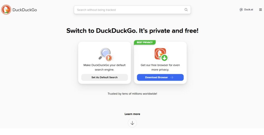 Alternatives to Google