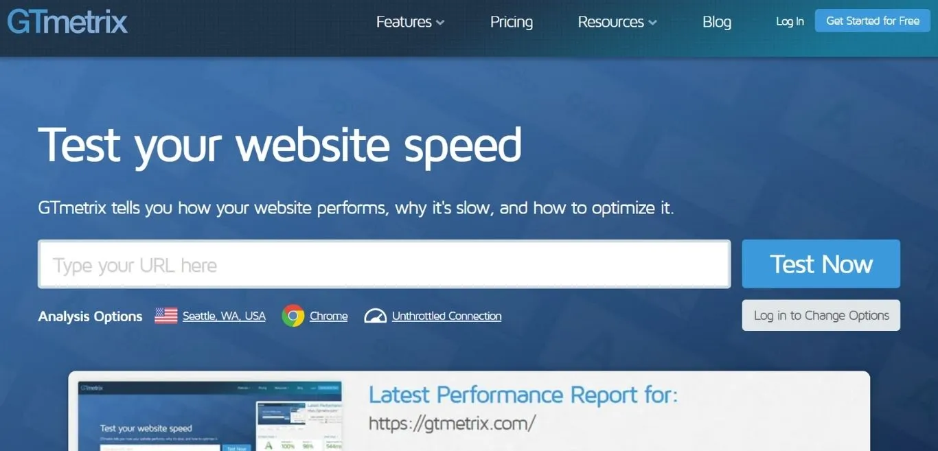 GTmetrix.com – B2B SEO Tools