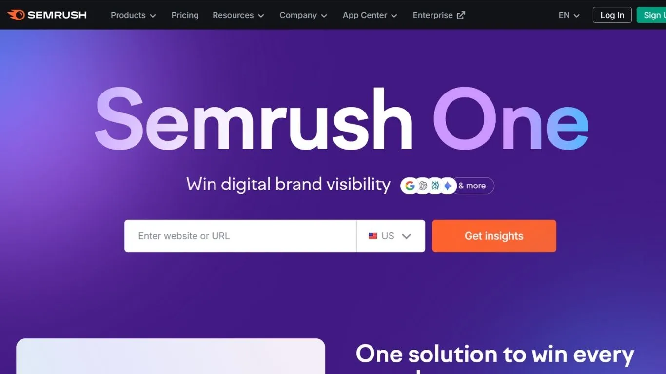 semrush - youtube backlink generator