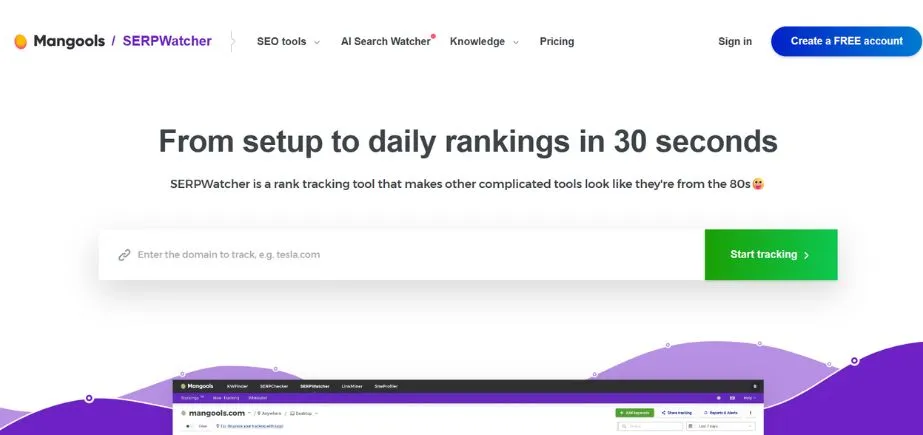 SerpWatcher by Mangools - SE Ranking Alternatives
