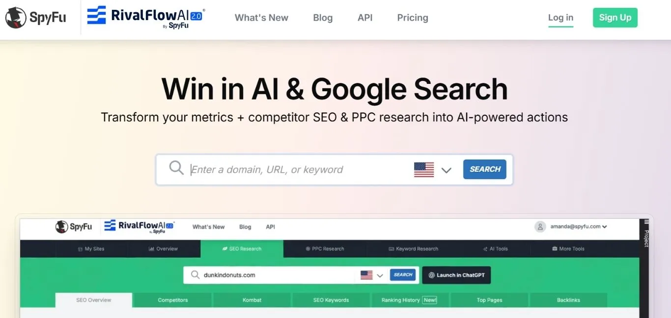 SpyFu.com - B2B SEO Tools