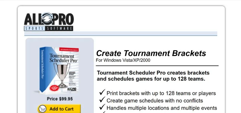 Tournament Scheduler Pro - Best Tournament Software in India