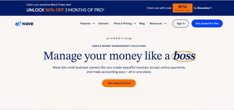 Wave Accounting - Financial Management Tools