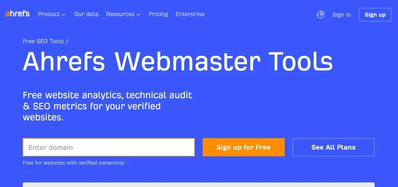 Ahrefs.com – B2B SEO Tools