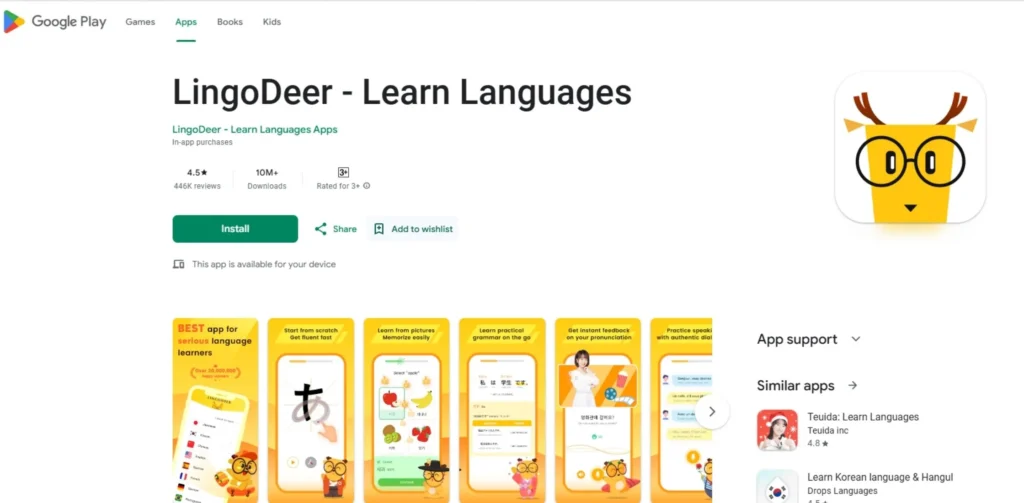 Apps to Learn Spanish - LingoDeer