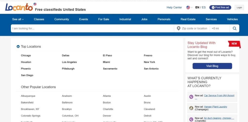 Craigslist Alternatives in 2026 - Locanto