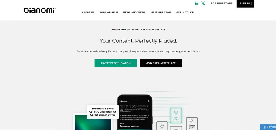 Dianomi - Content Syndication Platforms