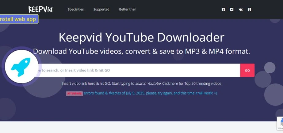 KeepVid - Vimeo to MP4 Converter