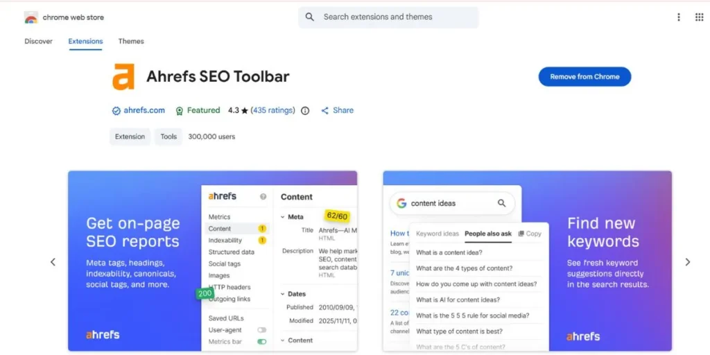 SEO Chrome Extensions