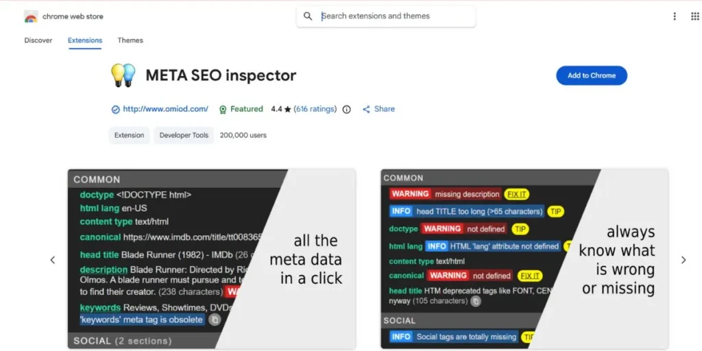 SEO Chrome Extensions