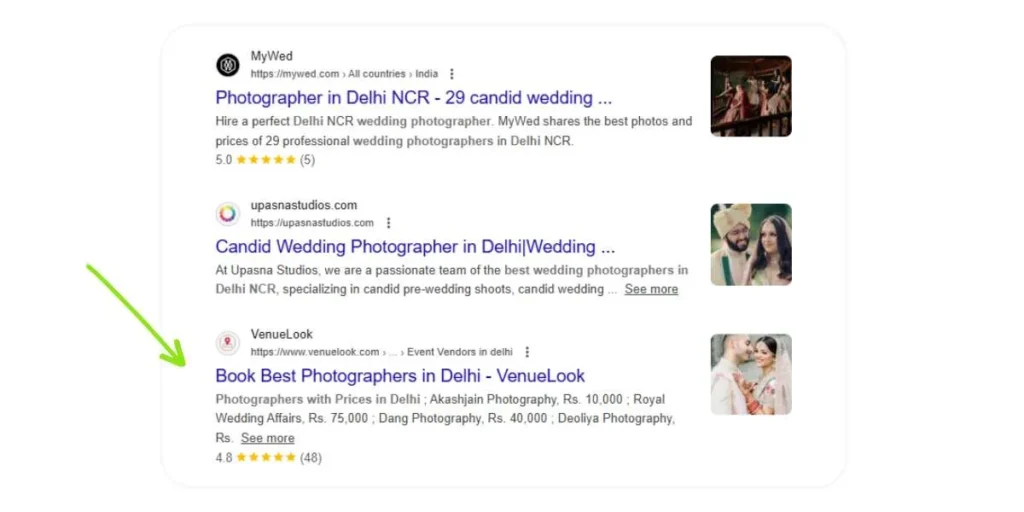 SEO for Wedding Photographers