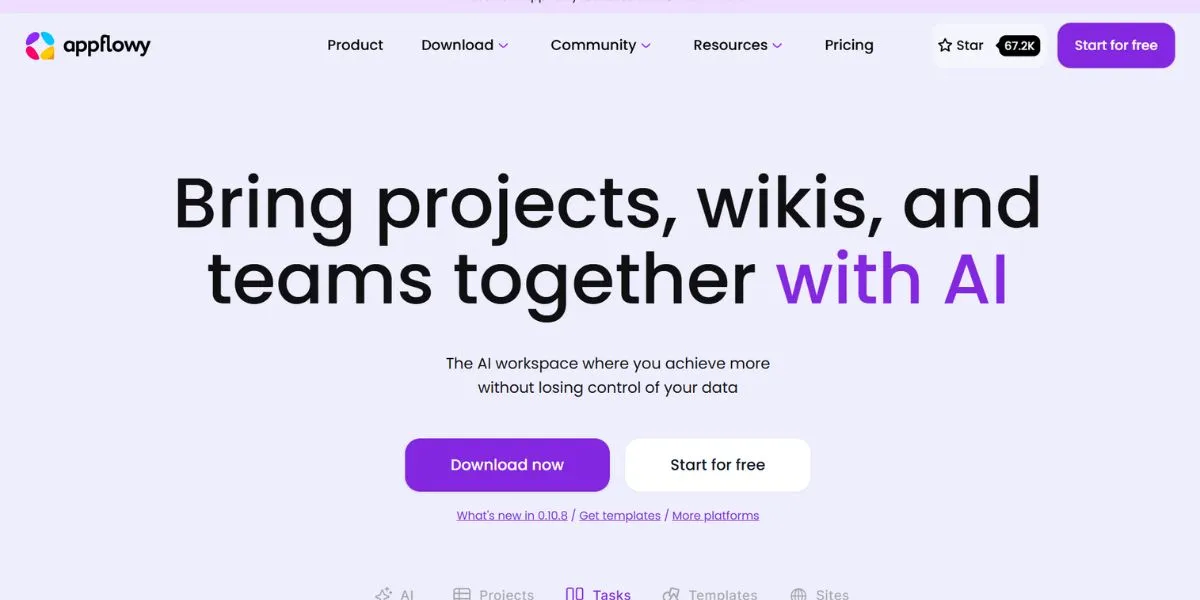 appflowy - Notion Alternatives