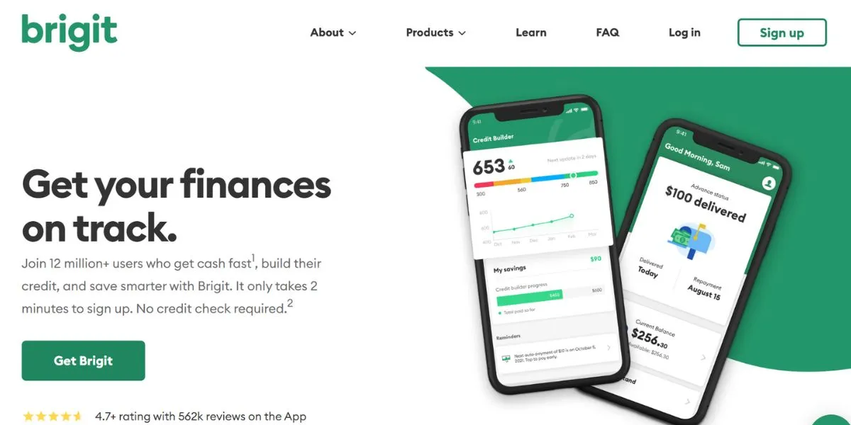 brigit - apps like Earnin