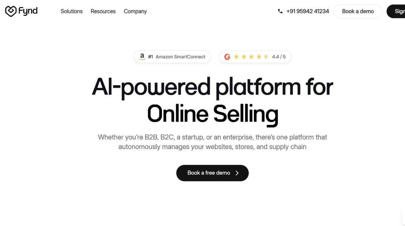 fynd - Shopify alternatives