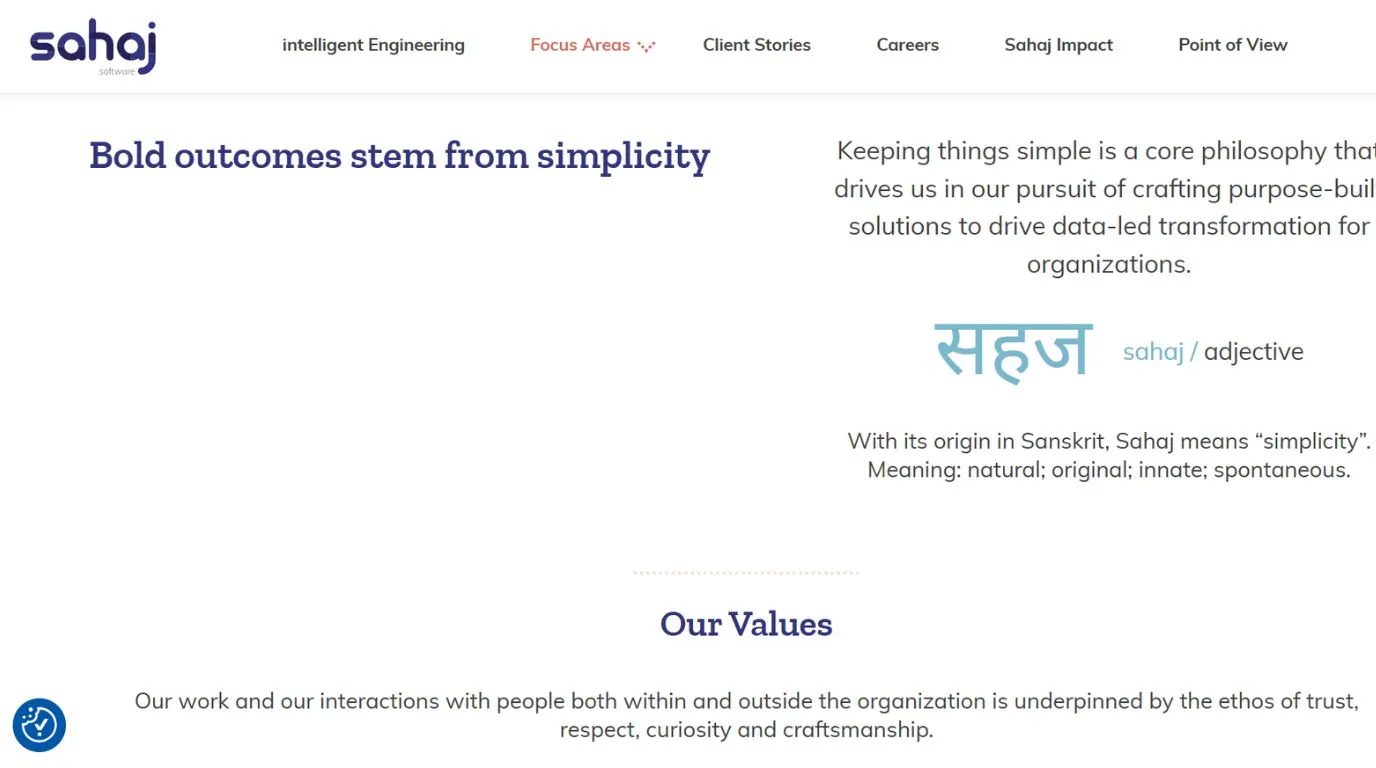 sahaj - IT companies in Koramangala