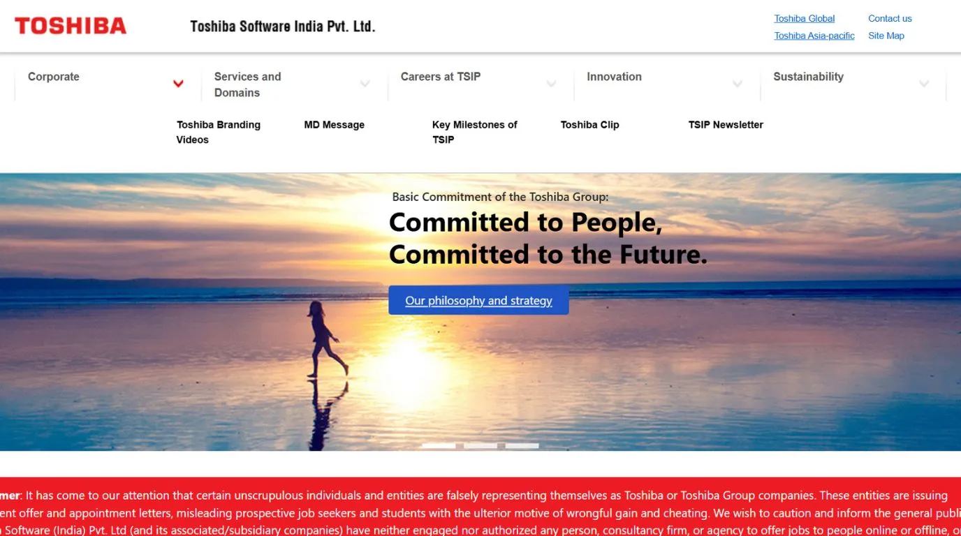 toshiba - IT companies in Koramangala