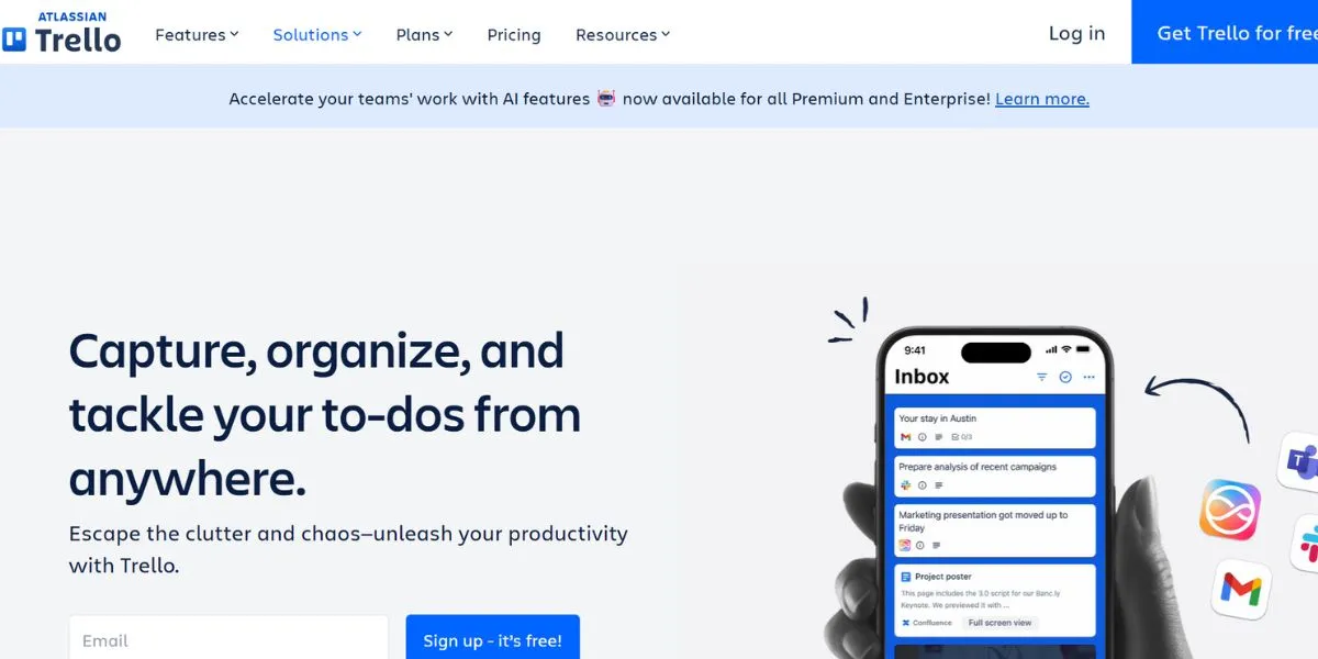 trello - Notion Alternatives