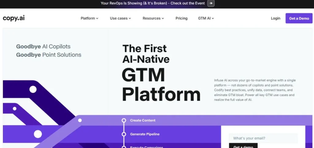Copy.ai - AI Content Writing Tools