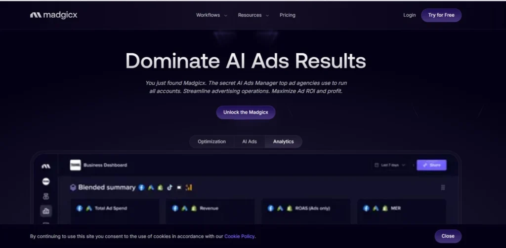 Ad Optimization Tools - Madgicx 