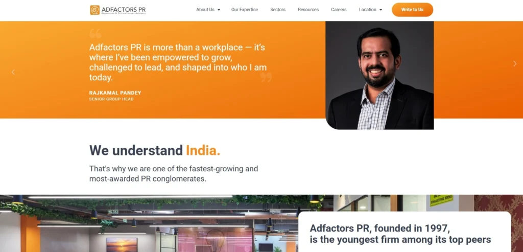 PR Agencies in Bangalore
- Adfactors PR