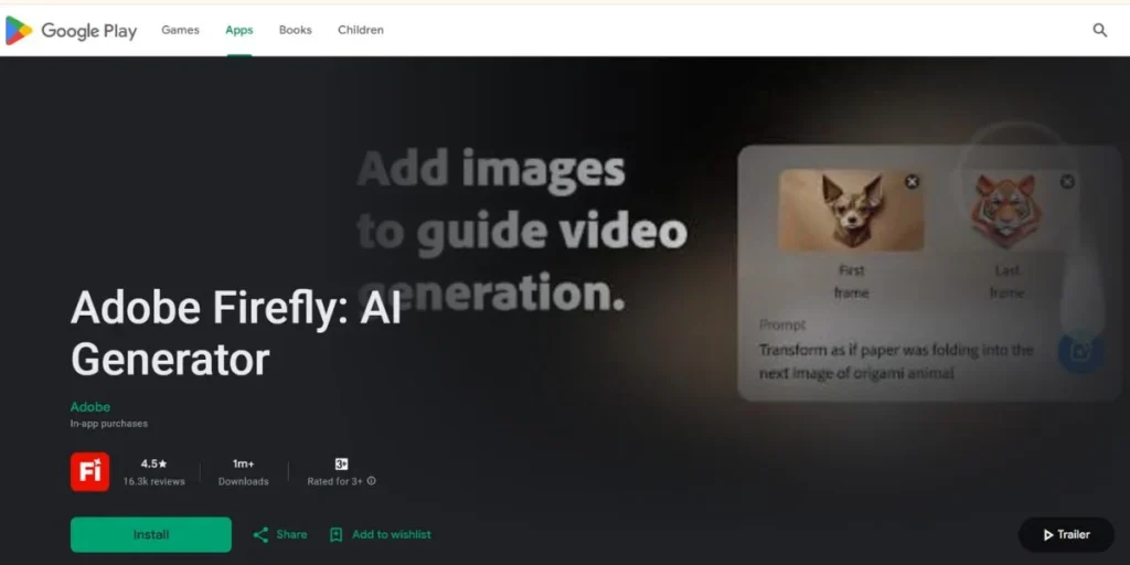 Adobe Firefly - Trending Apps in India