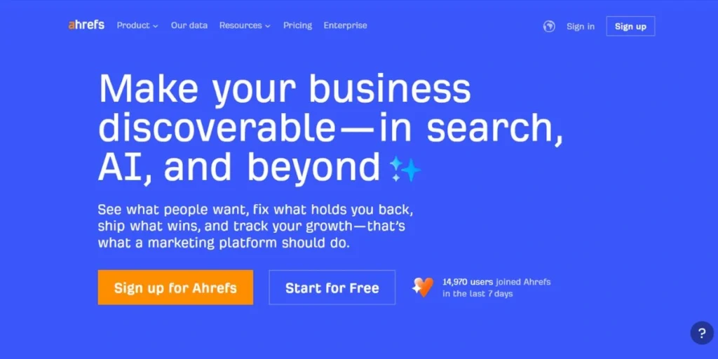 Ahrefs - Technical SEO Tools