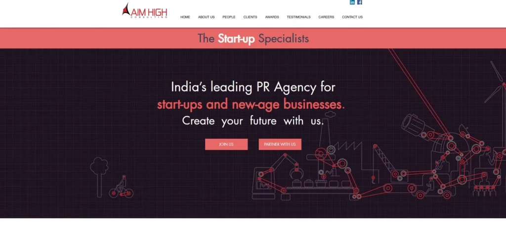 PR Agencies in Bangalore
- Aim High Consulting