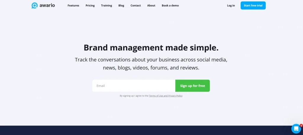 Social Media Monitoring Tool
- Awario