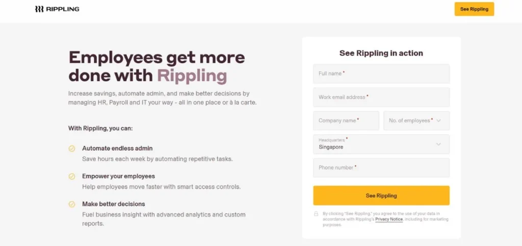 Employer of Record Services-Rippling