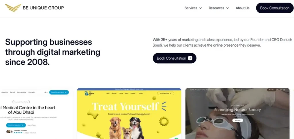 Be Unique Group - SEO Agencies in Dubai