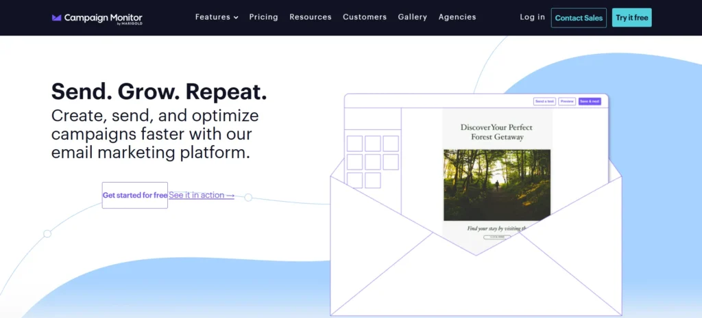 Campaign Monitor - email marketing software