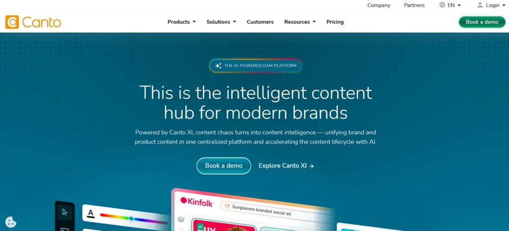 data asset management tool - Canto