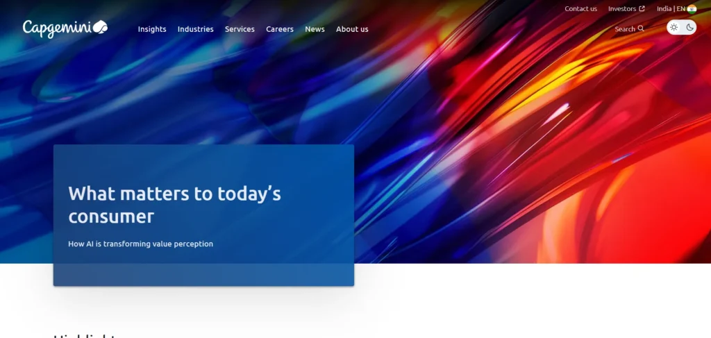 IT Company in India - Capgemini