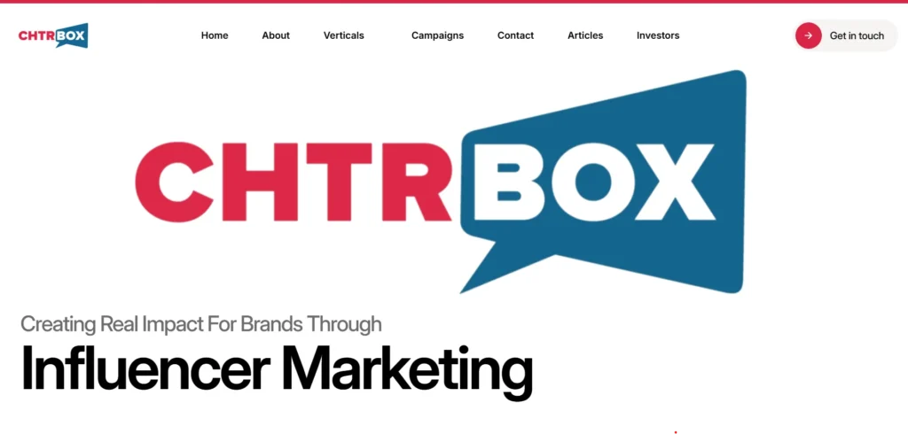Chtrbox - Social Media Marketing Company in Mumbai