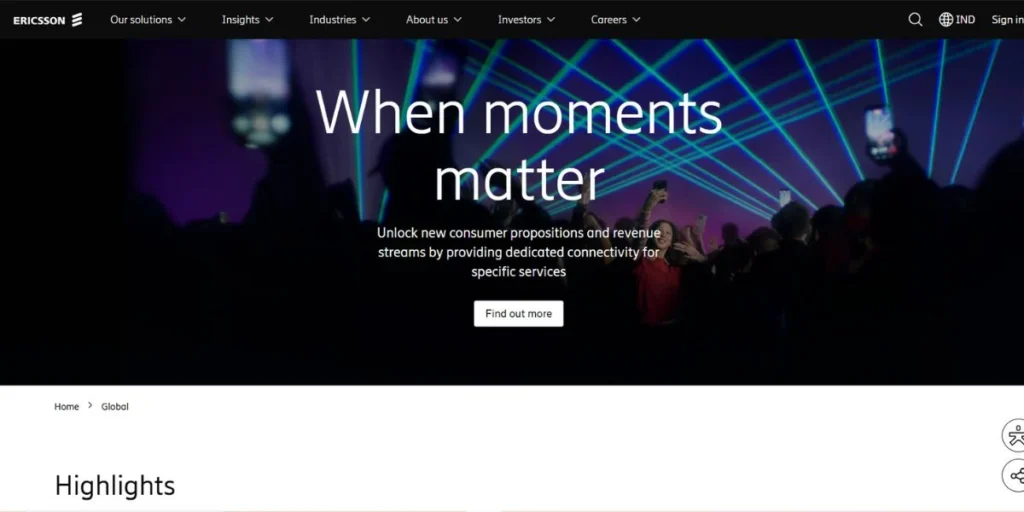 Ericsson - MNC Companies in Noida