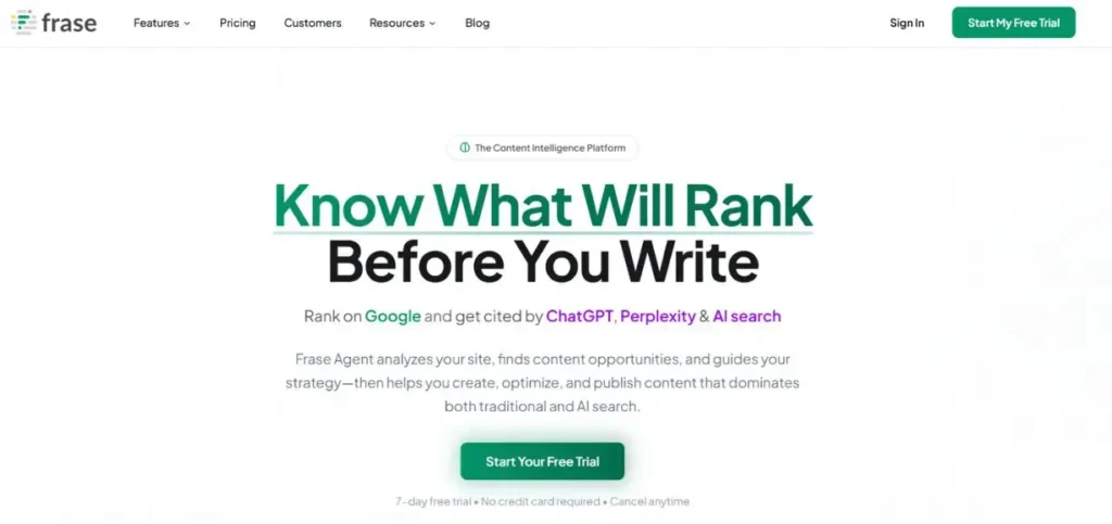 Frase - AI Content Writing Tools