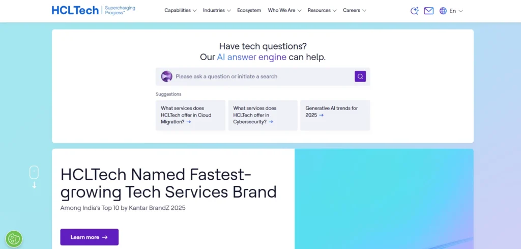 IT Company in India - HCL Technologies