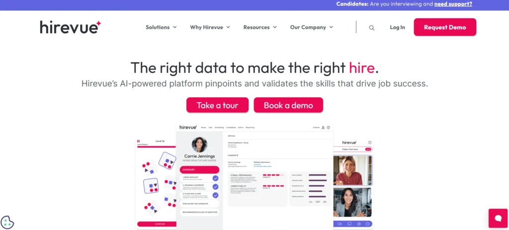 AI Tools for Human Resources
- HireVue 