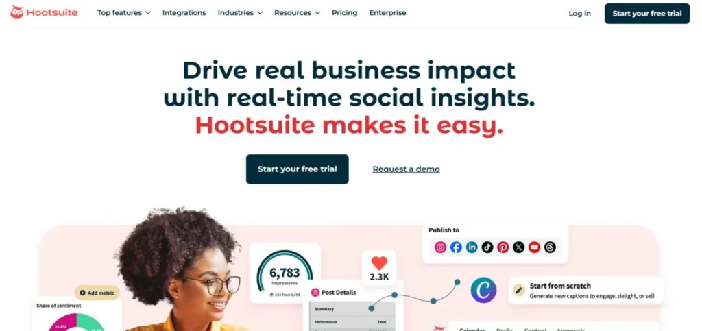 Hootsuite Analytics - Social Media Analytics Tools