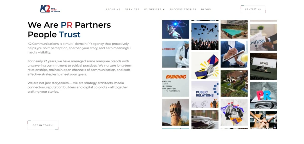 PR Agencies in Bangalore
- K2 Communications